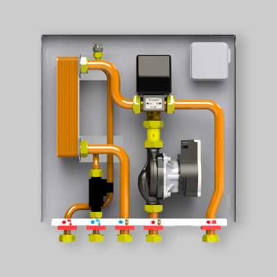 MODULO DI INTERFACCIA TERMOPRODOTTO/ACS CON GESTIONE RISCALDAMENTO KIT MX 120/1 -