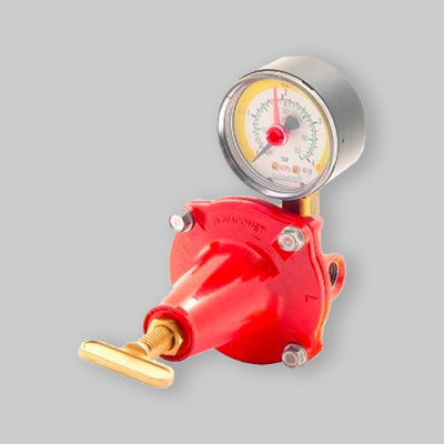 RIDUTTORE DI ALTA PRESSIONE APZ12 CON MANOMETRO Kg 12 - 18