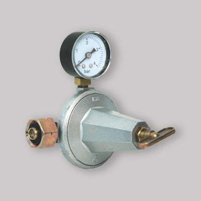 RIDUTTORE DI ALTA PRESSIONE 12 KG PRIMO STADIO Con manometro