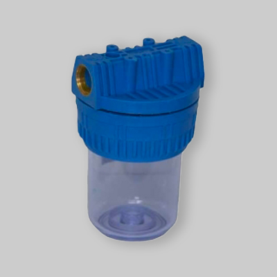 FILTRO MEDIO 3 PEZZI VUOTO 5" attacco 3/4"