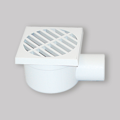 CHIUSINO SCARICO LATERALE ORIENTABILE 150 X 150 uscita 50 H 75 mm