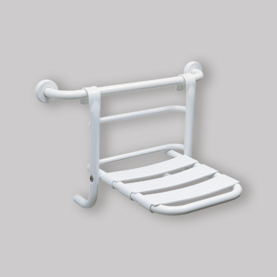 SEDILE RIBALTABILE DA APPENDERE AL CORRIMANO Bianco