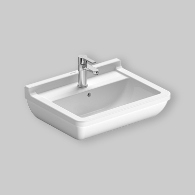 LAVABO "STARK 3" cm 60x45 monoforo