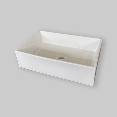 LAVABO FREE-STANDING DA APPOGGIO IN CERAMICA SPR "LARA" 59 x 38 x 16 cm