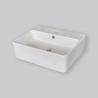 LAVABO FREE-STANDING DA APPOGGIO IN CERAMICA CPR "ALMA 53" 53 x 42 x 15,5 cm