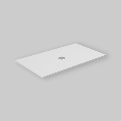 PIATTO DOCCIA IN CERAMICA "SOLODUE" BIANCO COTONE 80x180 H.2 cm