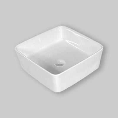 LAVABO DA APPOGGIO "ZETA" QUADRATO 38x38