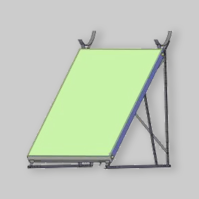 STAFFA DI SUPPORTO A TERRA CN04 Per 300 lt