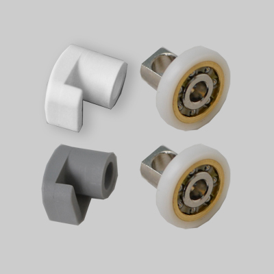 KIT SCORRIMENTO SMERALDA CON CUSCINETTI Argento Lucido