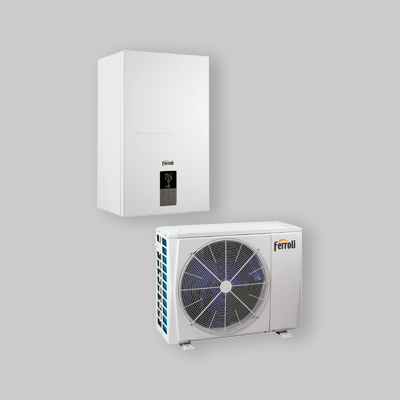 POMPA DI CALORE IBRIDA REVERSIBILE ARIA-ACQUA "OMNIA S 3.2 HYBRID C" 10 Kw