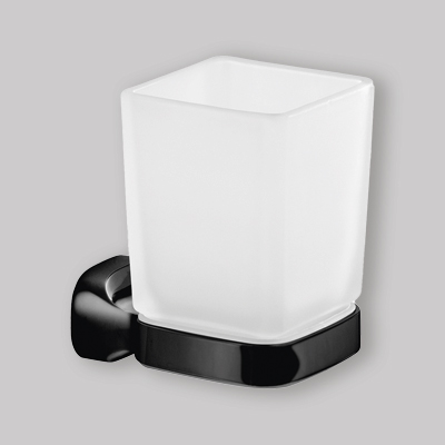 PORTA BICCHIERE "STELVIO" Nero