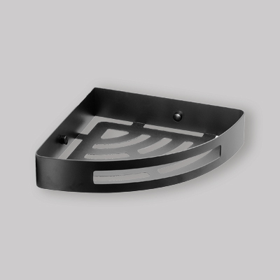 PORTA OGGETTI "NERVA" ANGOLARE Nero