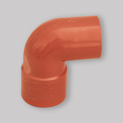 CURVA 87-30° IN PVC ARANCIO Ø 100