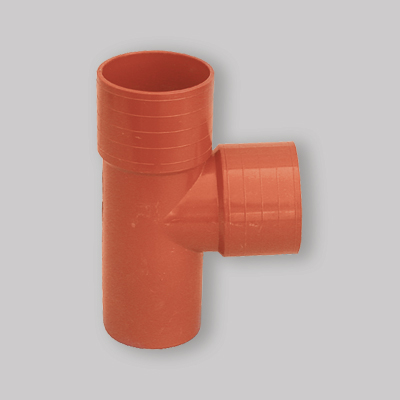 DERIVAZIONE 87°-30° IN PVC ARANCIO Ø 140