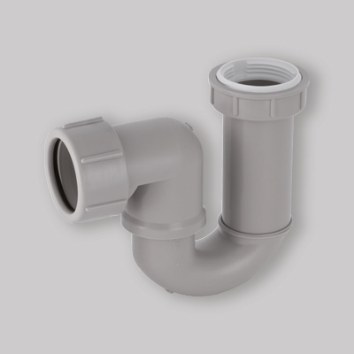 SIFONE PER PIATTO DOCCIA IN PP 1"1/2-1"1/4 Uscita Ø 40