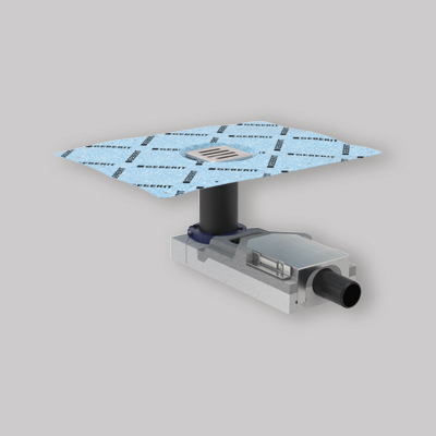 SIFONE PER DOCCIA A PAVIMENTO H. Massetto 65-90