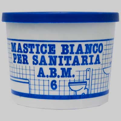 MASTICE BIANCO PER SANITARIA A.B.M. -