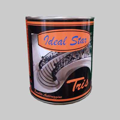 SMALTINO ANTIRUGGINE 'TRIS' IDEAL STAR lt 0,375 - Alluminio