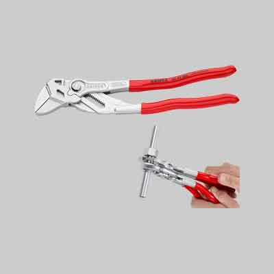 PINZA CHIAVE REGOLABILE ''KNIPEX'' ''ANGOLAZIONE A 15°'' mm 250