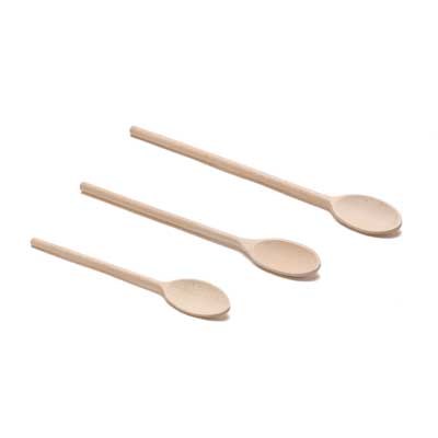 SET CUCCHIAI IN LEGNO 3 pezzi