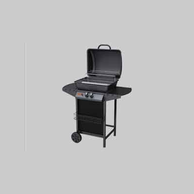 BARBECUE A GAS DUE FUOCHI IDEAL STAR cm 91,3x46x102h