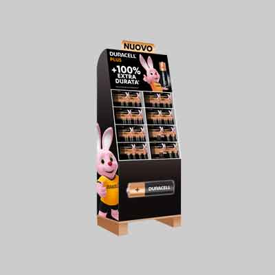 ESPOSITORE COMPLETO DURACELL 130 pezzi