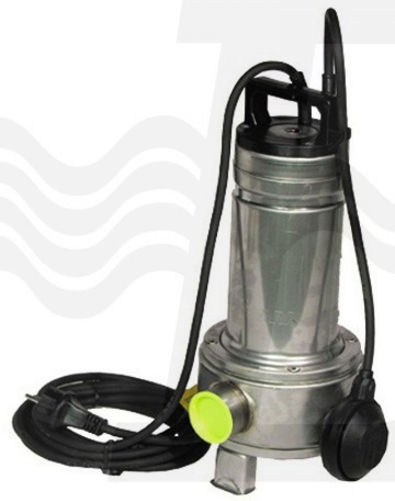 ELETTROPOMPA SOMMERSA PER ACQUE SPORCHE CON VORTEX Kw 0.75 Hp 1.1 Monofase