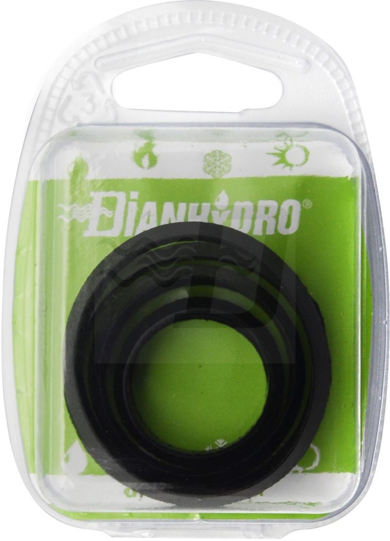 KIT MISTO GUARNIZIONI CONICHE NERE BLISTER pz.2 x Diam. (25 -32 -40)
