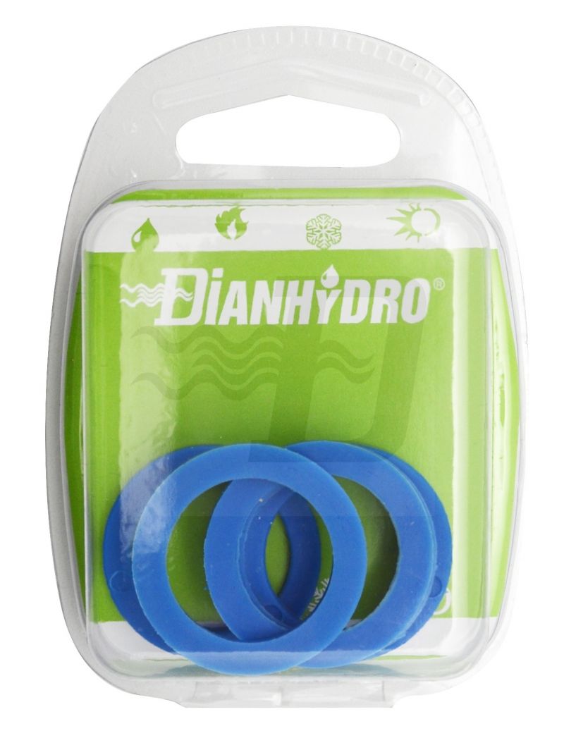 5 PZ GUARNIZIONI BLU SOFTPRENE MM 2 BLISTER pz. 5 x 1/2"