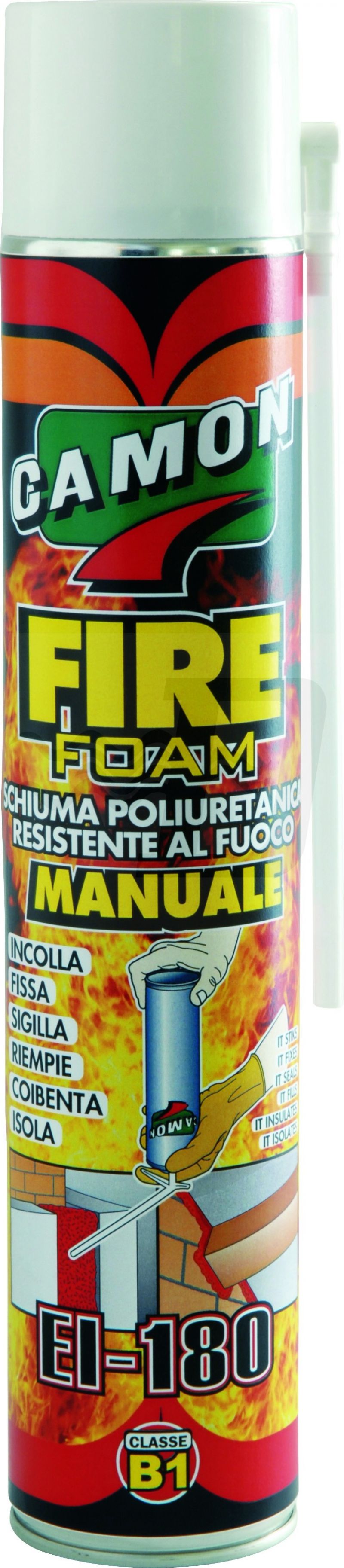 SCHIUMA POLIURETANICA RESISTENTE AL FUOCO MOD. FIRE FOAM 700 ml
